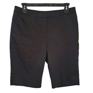 White House Black Market Black Bermuda Shorts Size 6